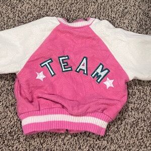 Vintage Weather Tamer Kids Sporty Pink and White Jacket